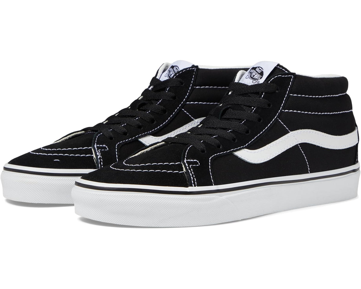 Unisex Vans SK8-Mid Reissue Black/True White