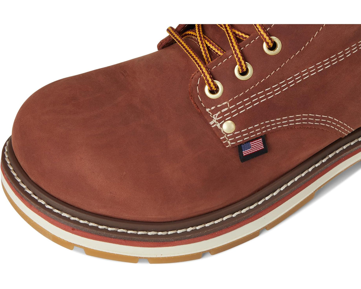 Men's KEEN Utility Liberty 6 Waterproof 90? Heel Boots (Soft Toe) Bombay Brown/Gum