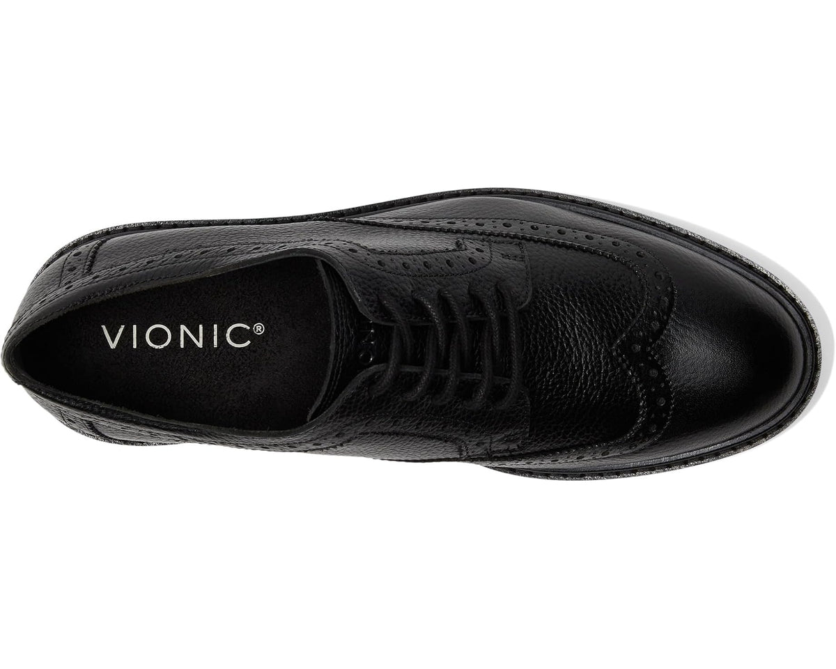Men's VIONIC Lombard Oxfords Black Leather