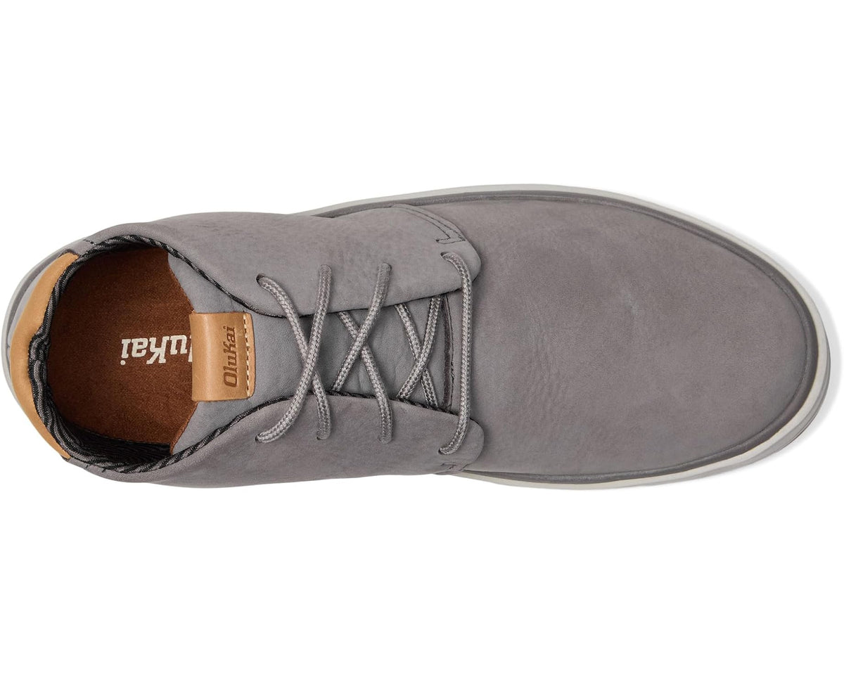 Men's OluKai Papaku ?li Chukka Boots Graphite/Graphite