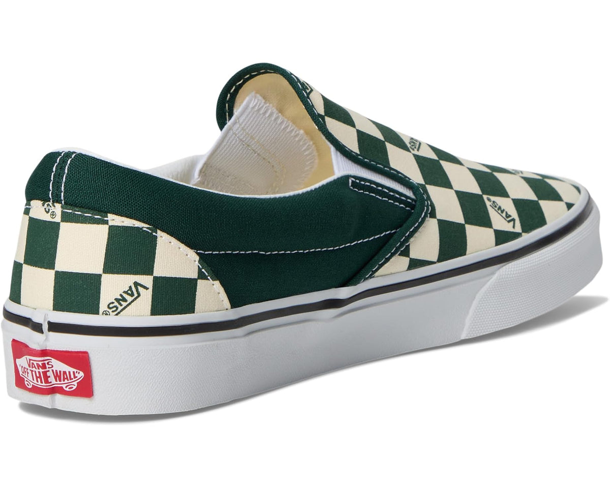 Unisex Vans Classic Slip-on Vans Check Emerald