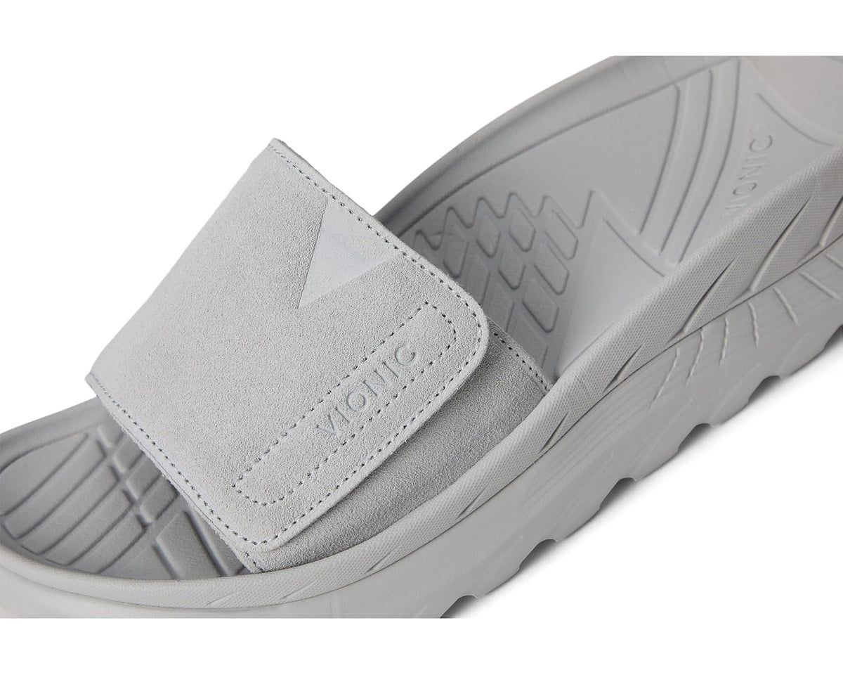 Unisex VIONIC Rejuvenate Recovery Sandals Vapor Grey Suede