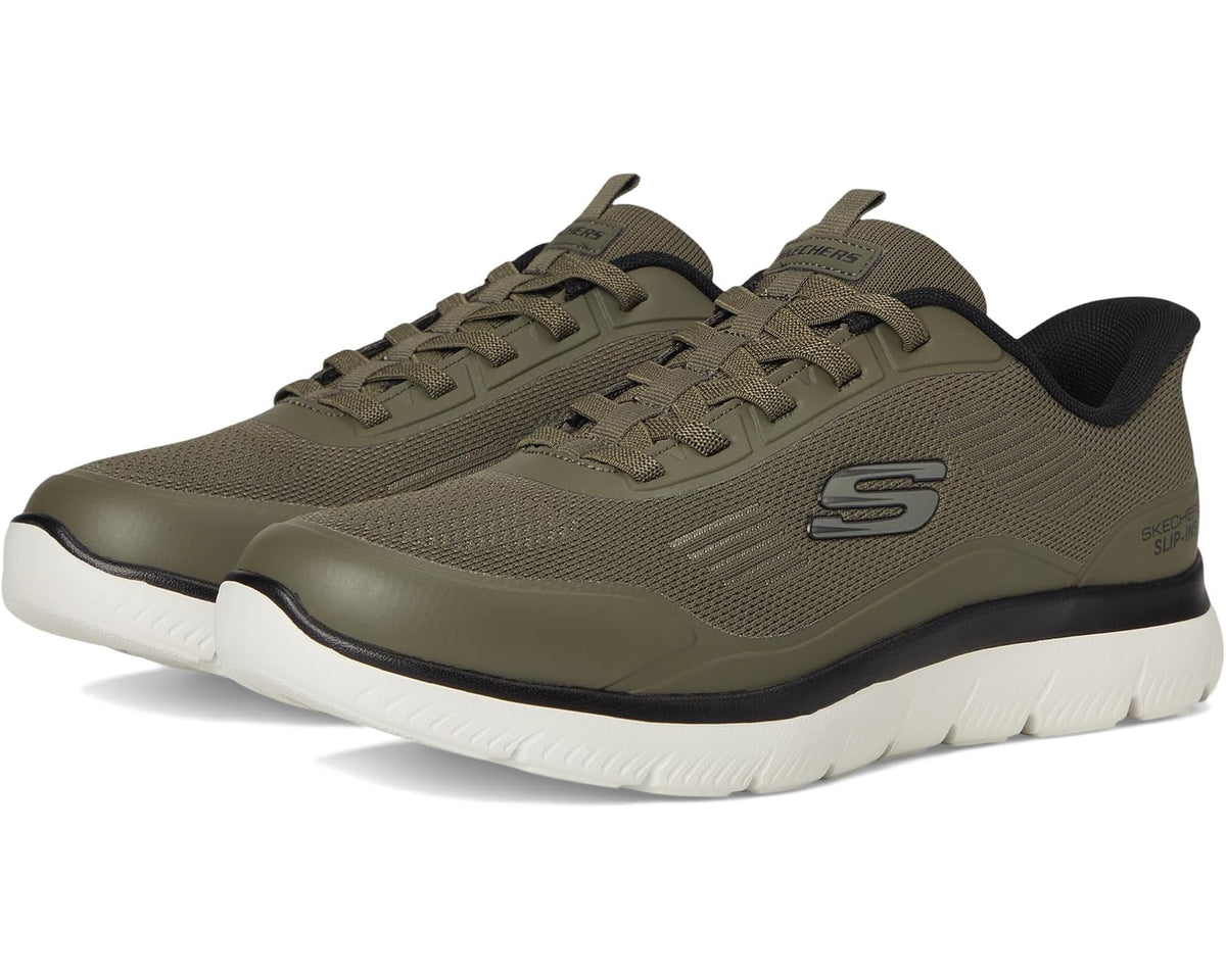 Men's SKECHERS Summits Leyter Hands Free Slip-in Olive/Black