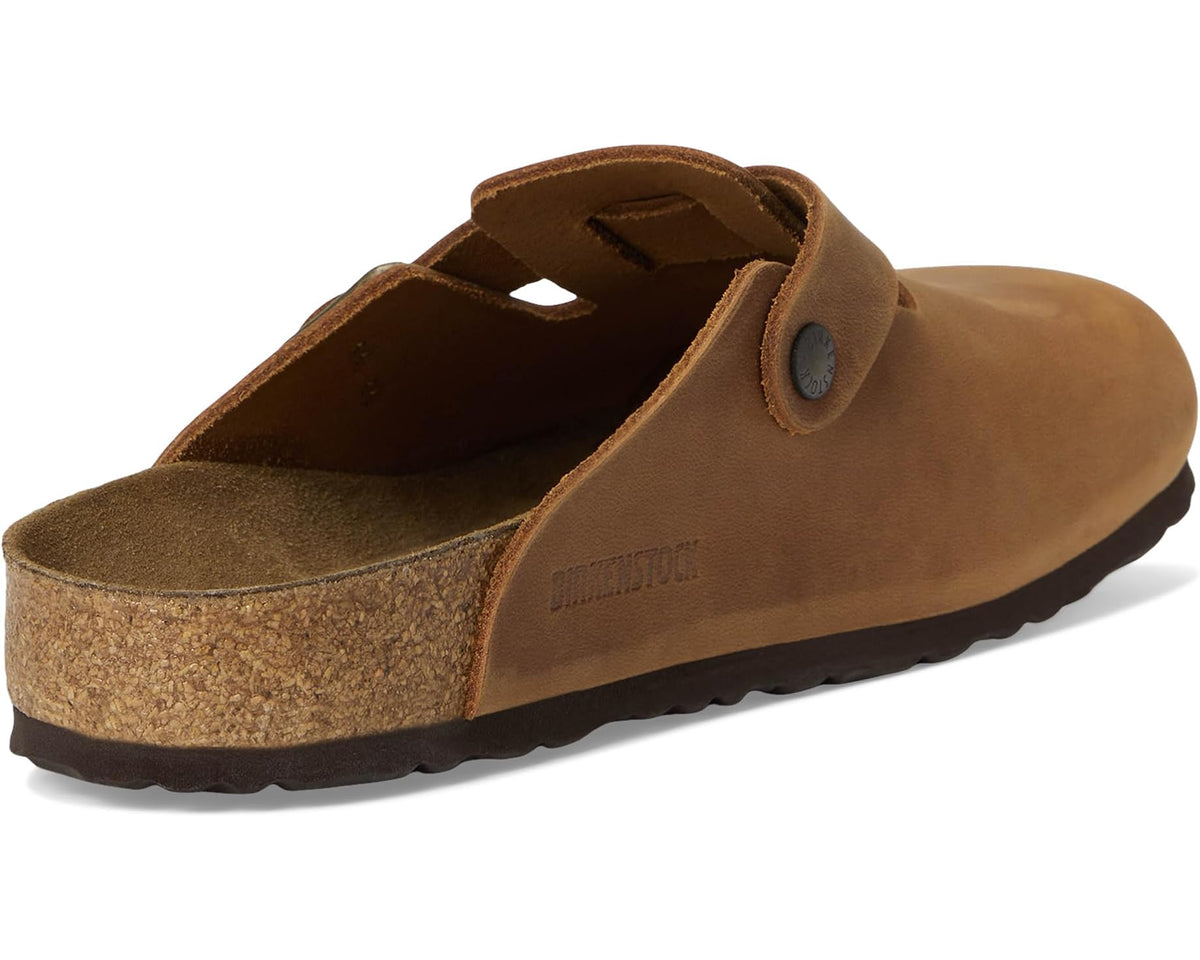Unisex Birkenstock Boston - Oiled Leather (Unisex) Cognac