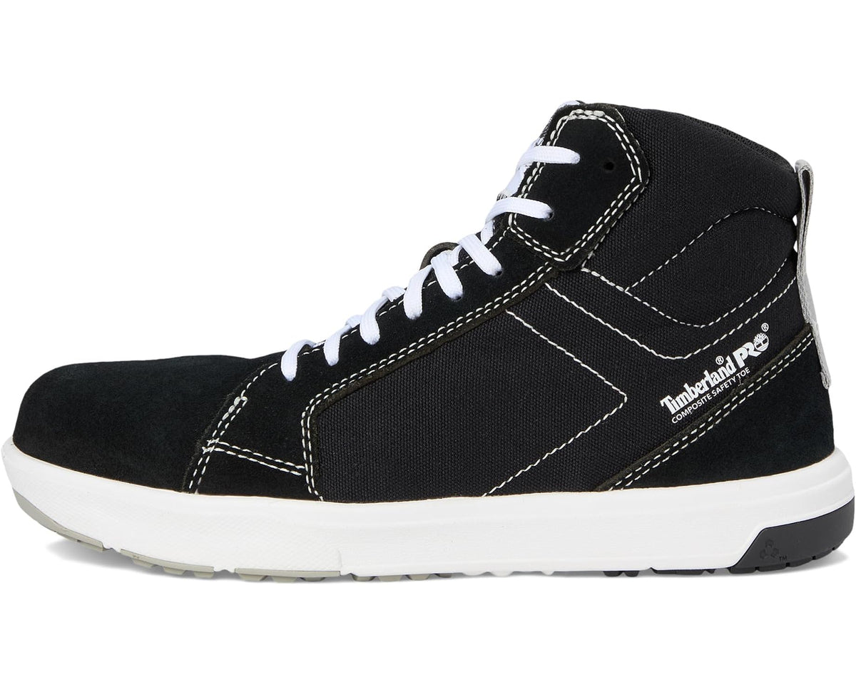 Unisex Timberland PRO Berkley Hi Composite Safety Toe Black/White 1