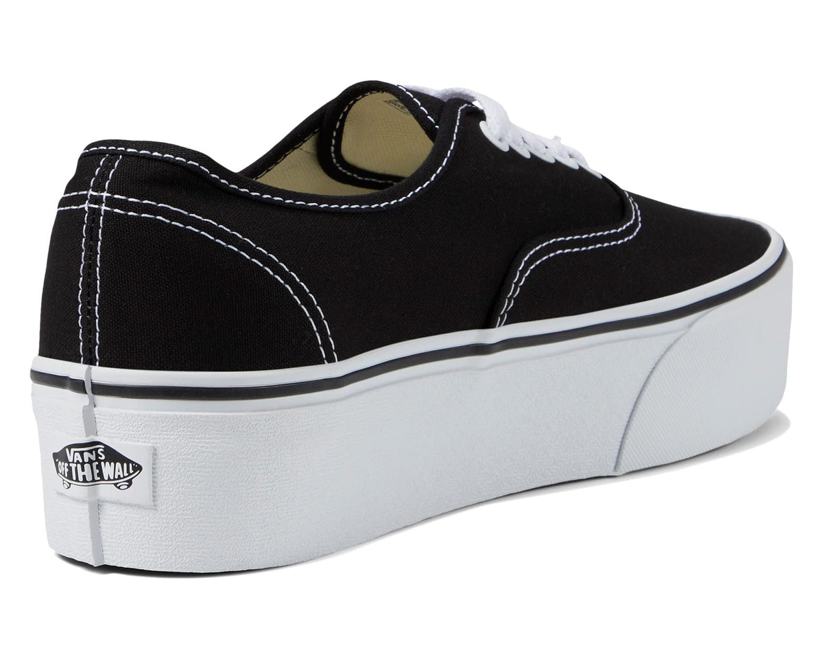 Unisex Vans Authentic Stackform Canvas Black/True White