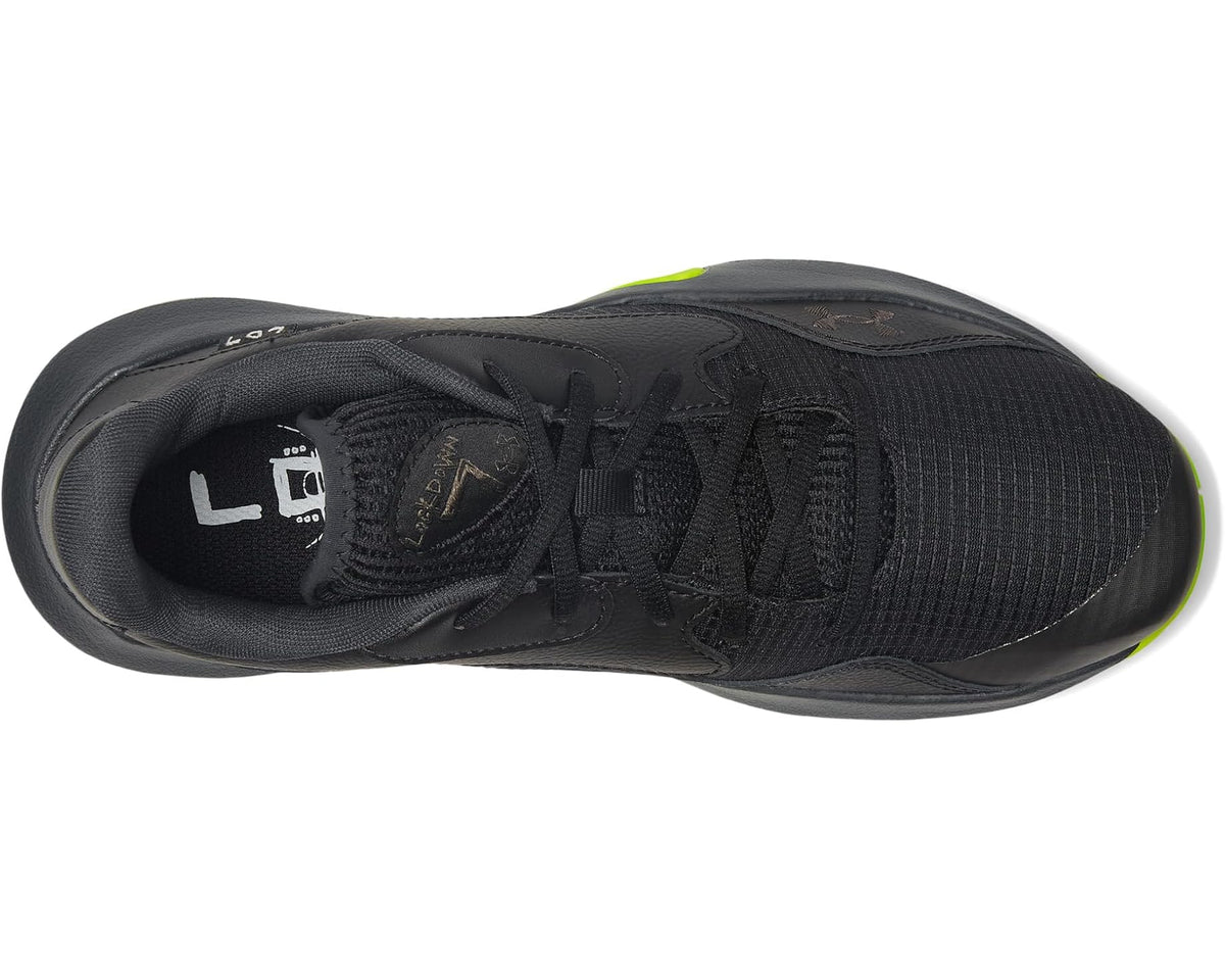 Unisex Under Armour Lockdown 7 Low Black/Black/Metallic Black