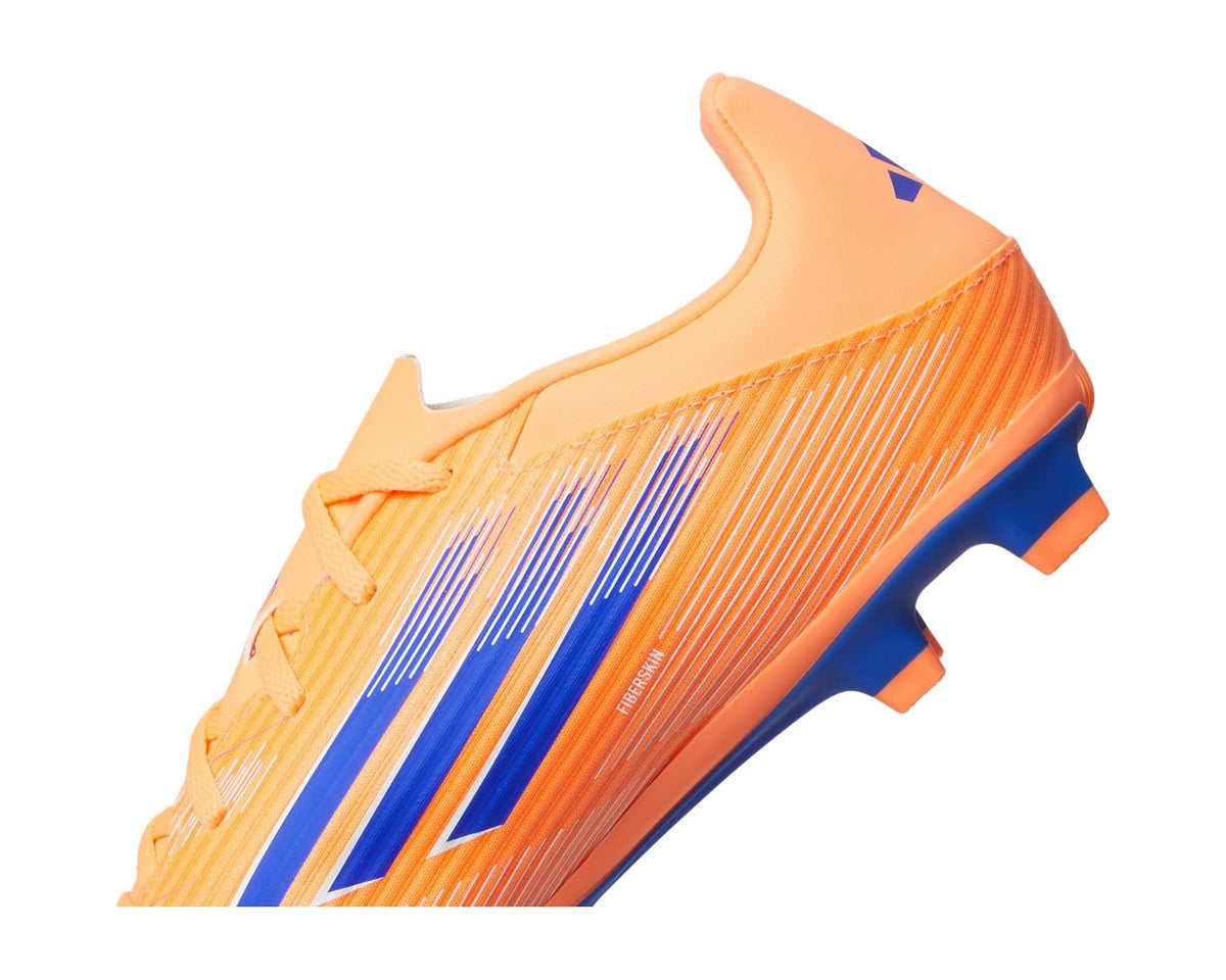 Unisex adidas F50 Club Firm/Multi Ground Soccer Cleats Beam Orange/Lucid Blue/White