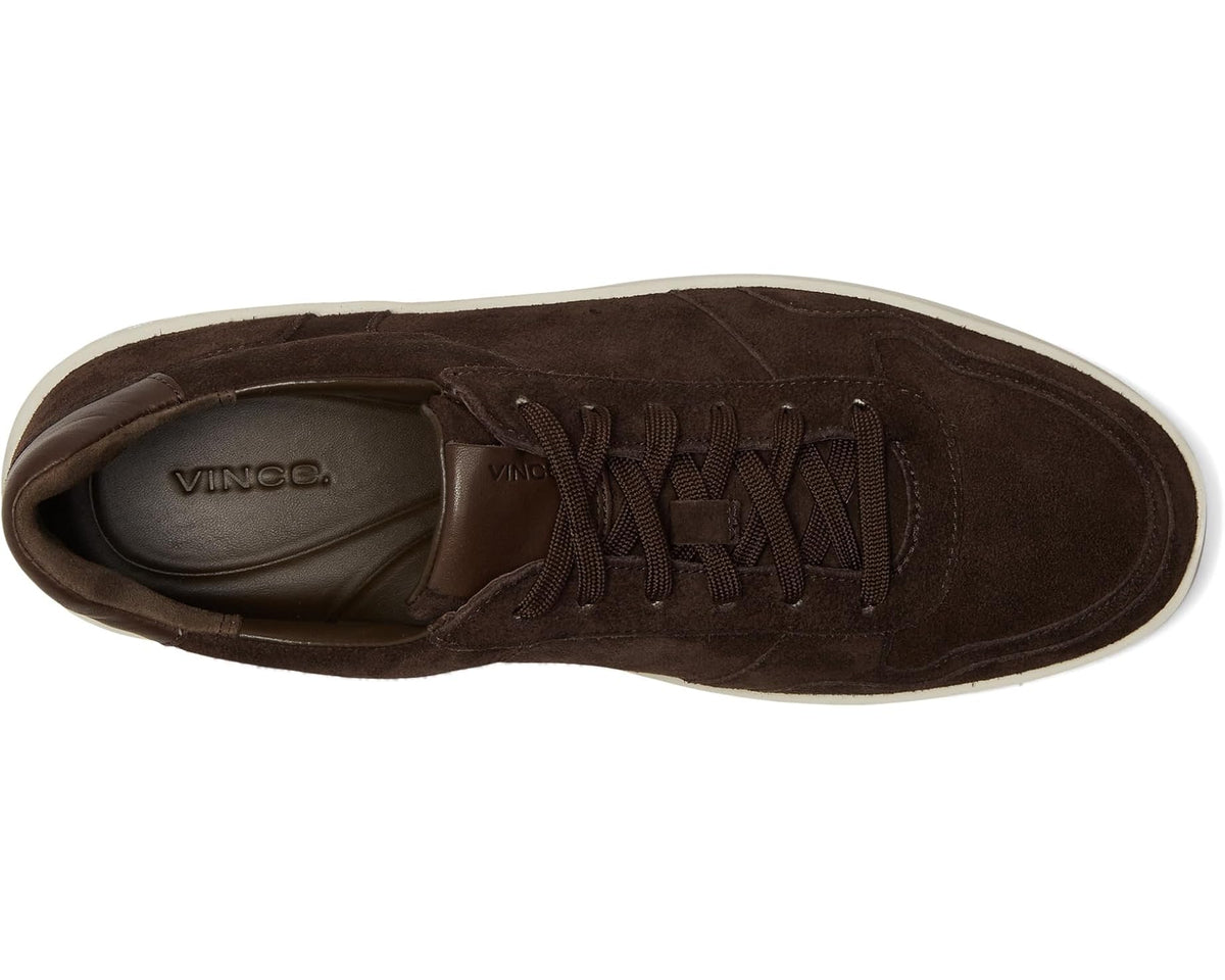Men's Vince Peyton Lace-Up Sneakers Cocoa Brown Suede