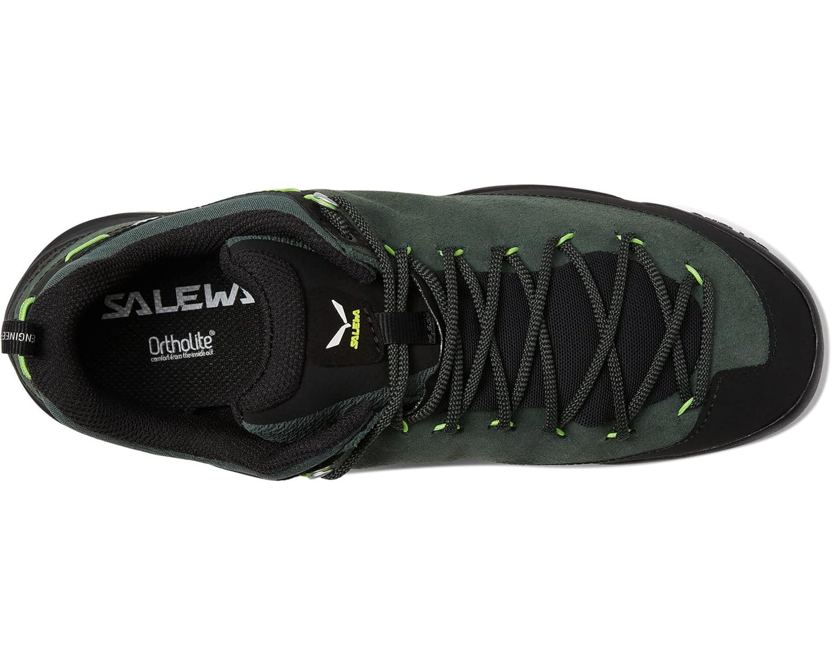 Men's SALEWA Wildfire Leather Raw Green/Black