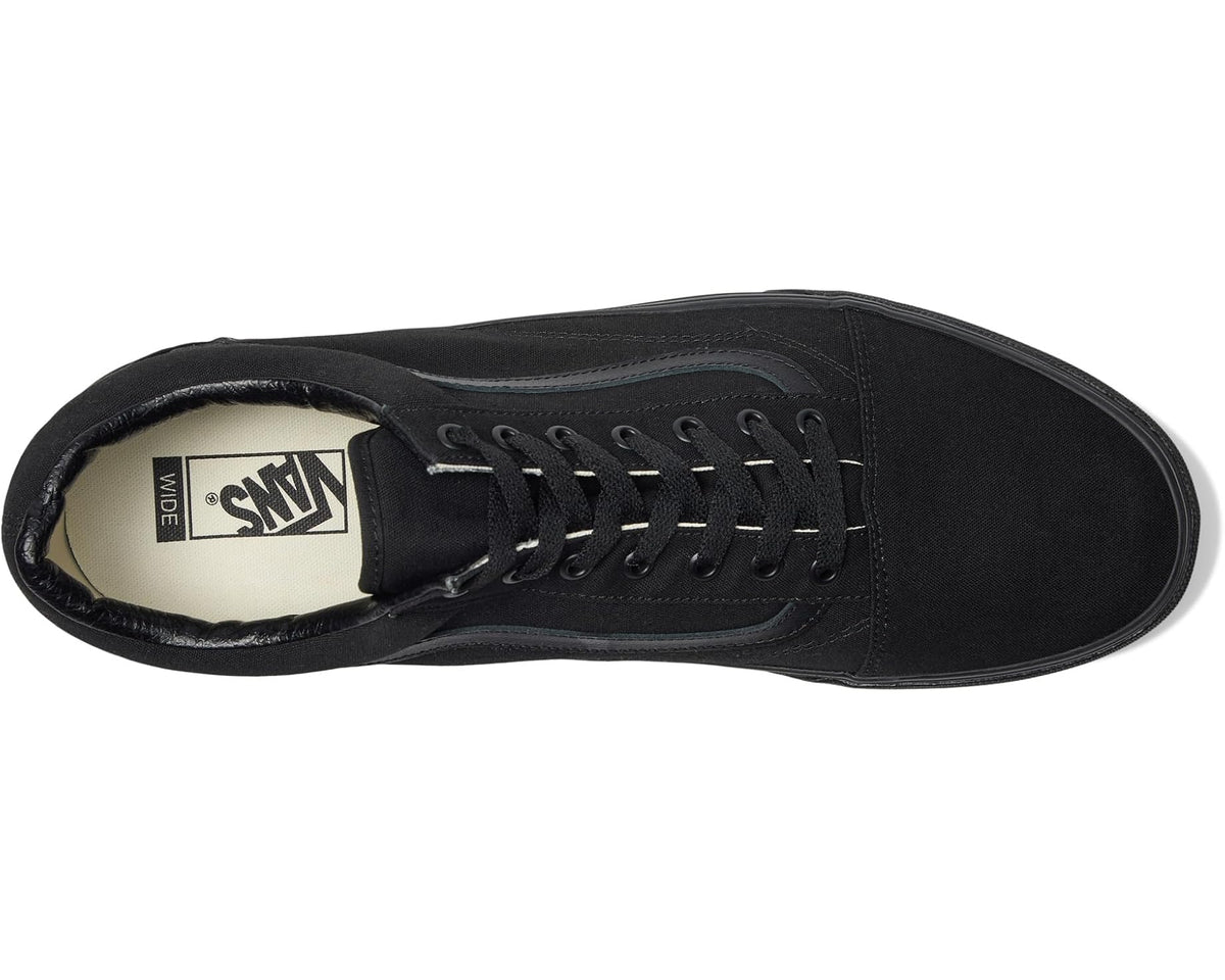Unisex Vans Old Skool Wide Canvas Black/Black
