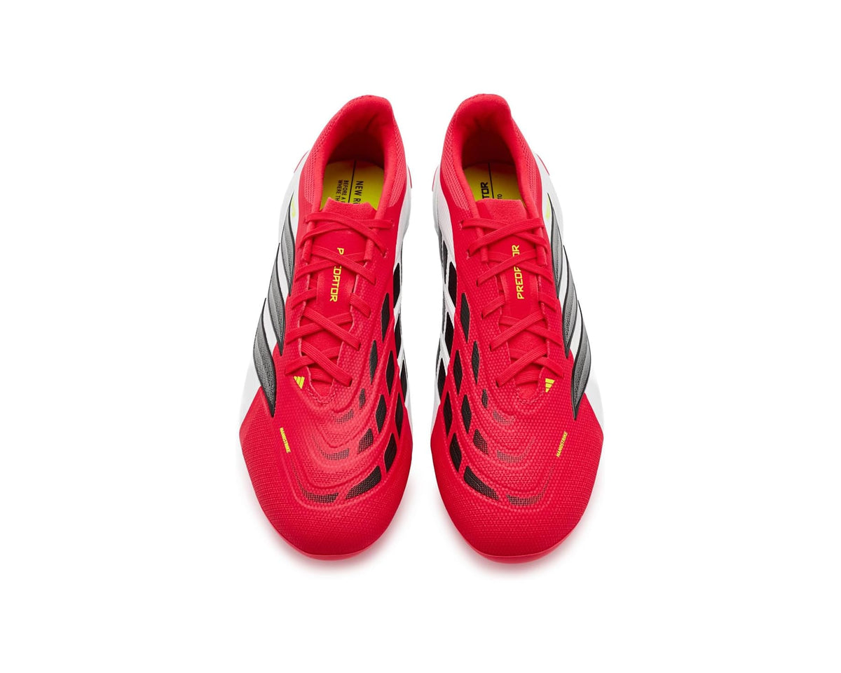 Unisex adidas Predator League Firm Ground Football Boots Soccer Cleats Lucid Red/Black/White