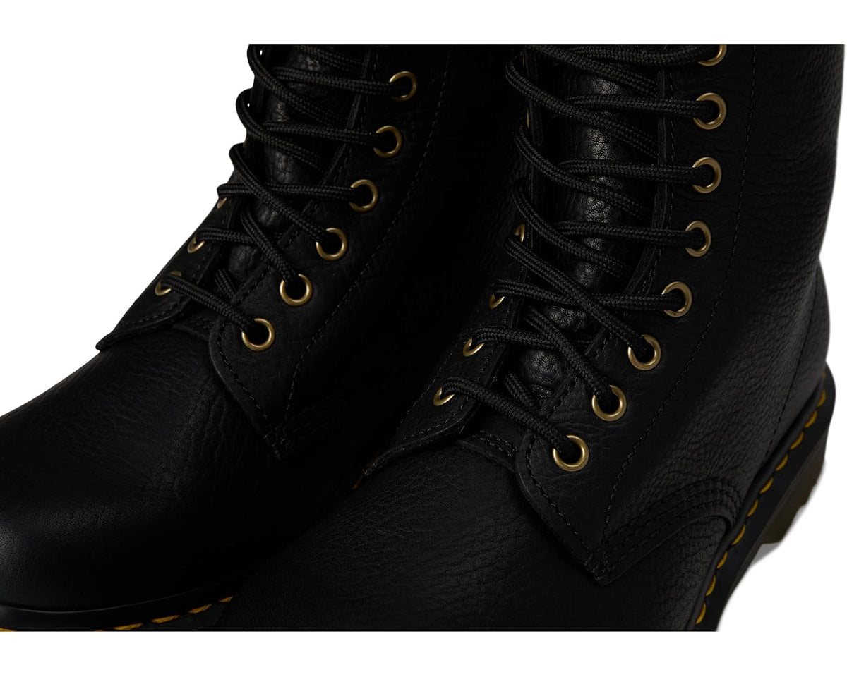 Unisex Dr. Martens 1460 WarmWair Grizzly Leather Boots Black