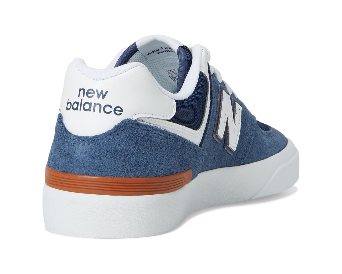 Unisex New Balance Numeric 574 Vulc Indigo/White