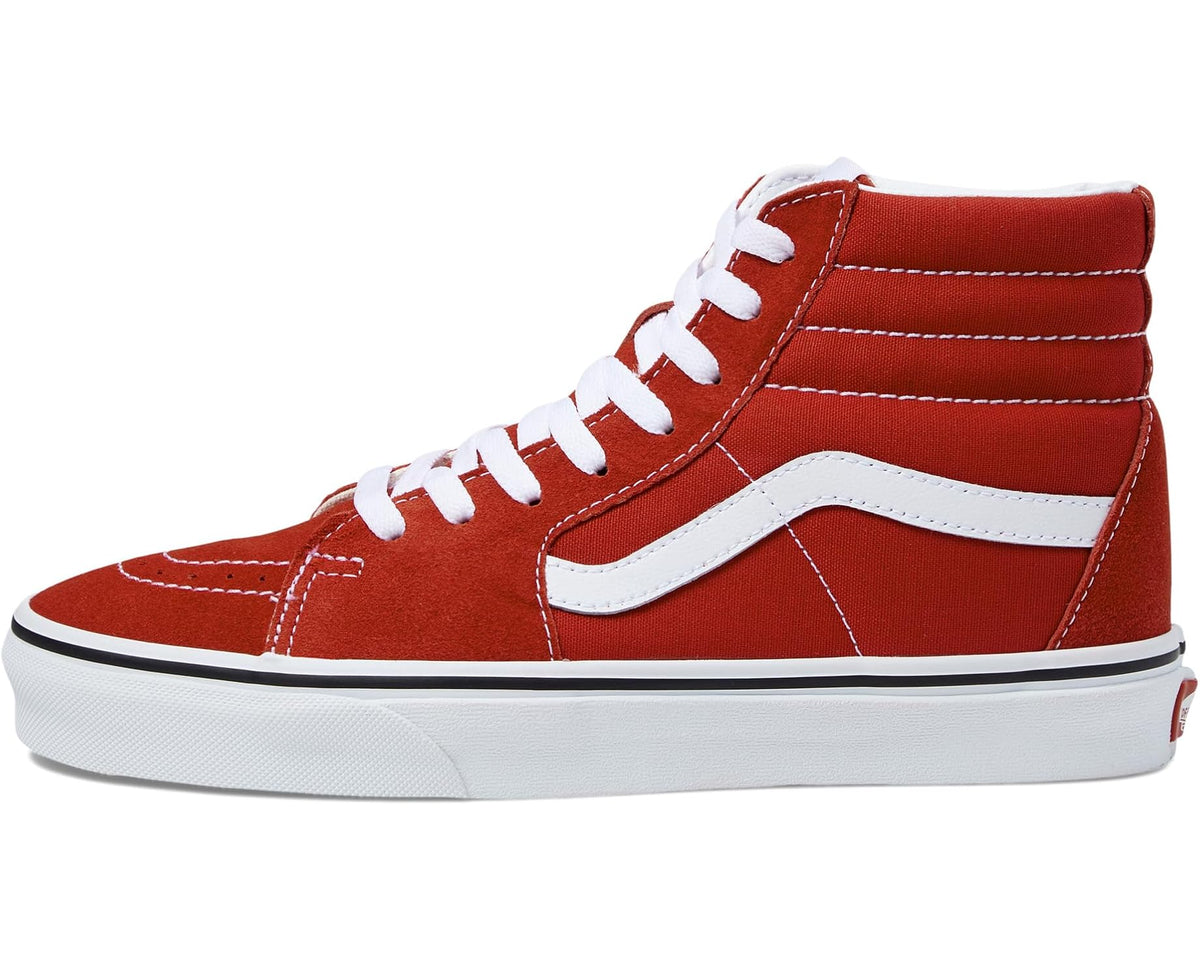 Unisex Vans SK8-Hi Racing Red/True White