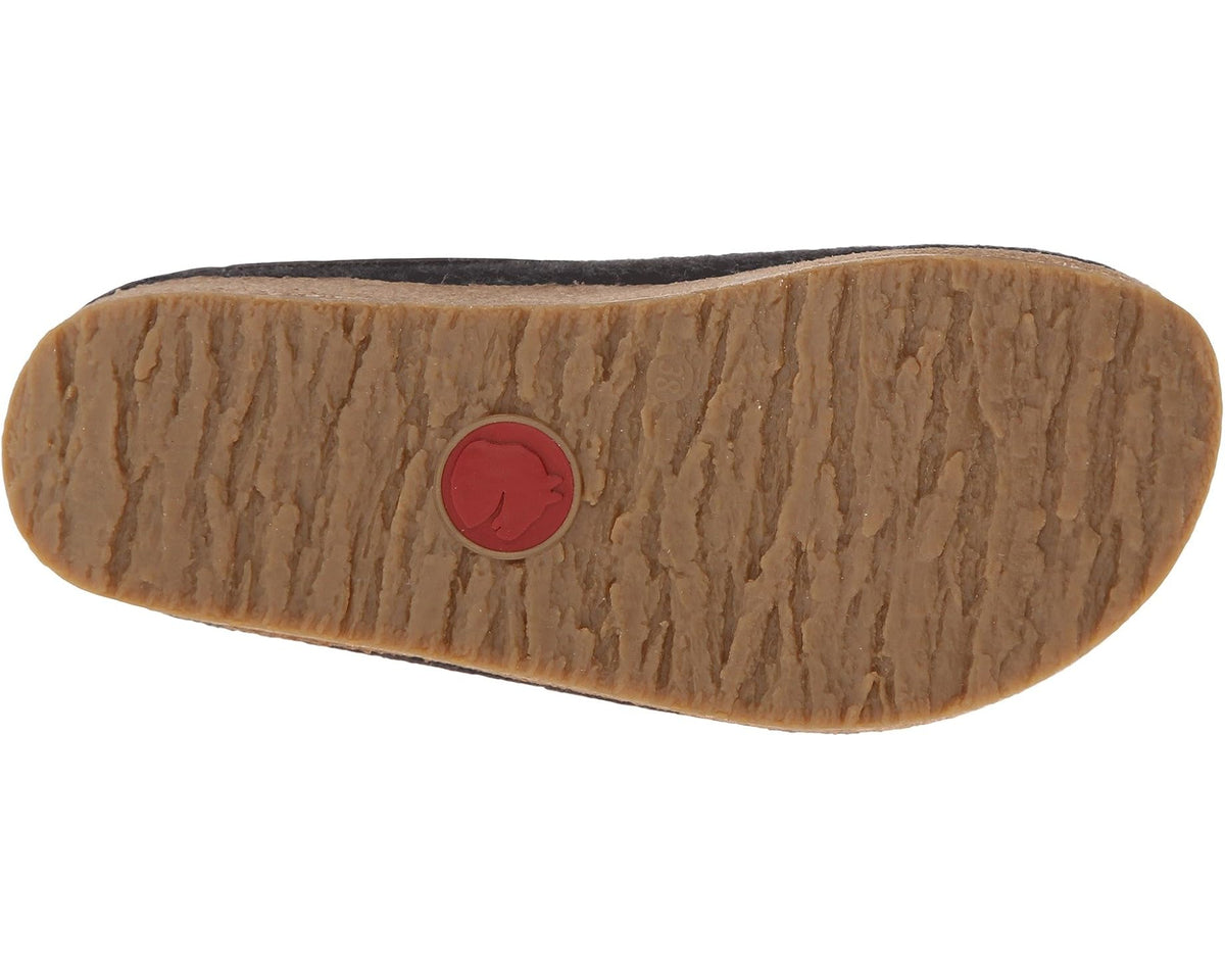 Unisex Haflinger GZL Leather Trim Grizzly Charcoal