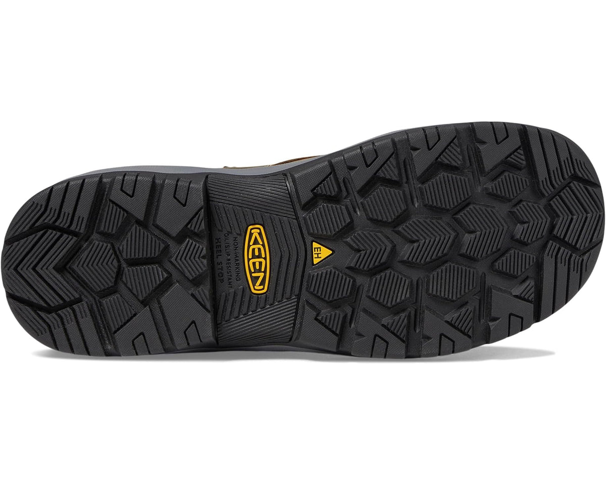 Men's KEEN Utility Evanston 6·Soft Toe Waterproof Bison/Black