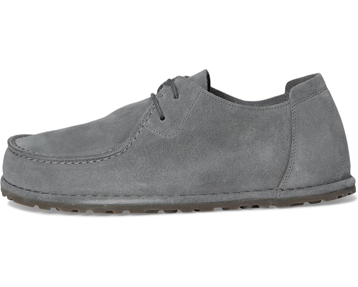 Men's Birkenstock Utti Lace Up - Suede Basalt Gray