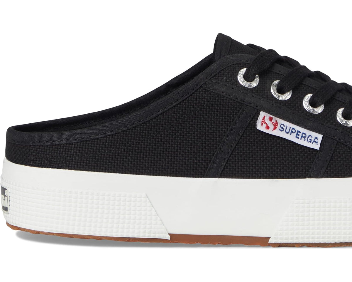 Unisex Superga 2402 Mule Black/F White