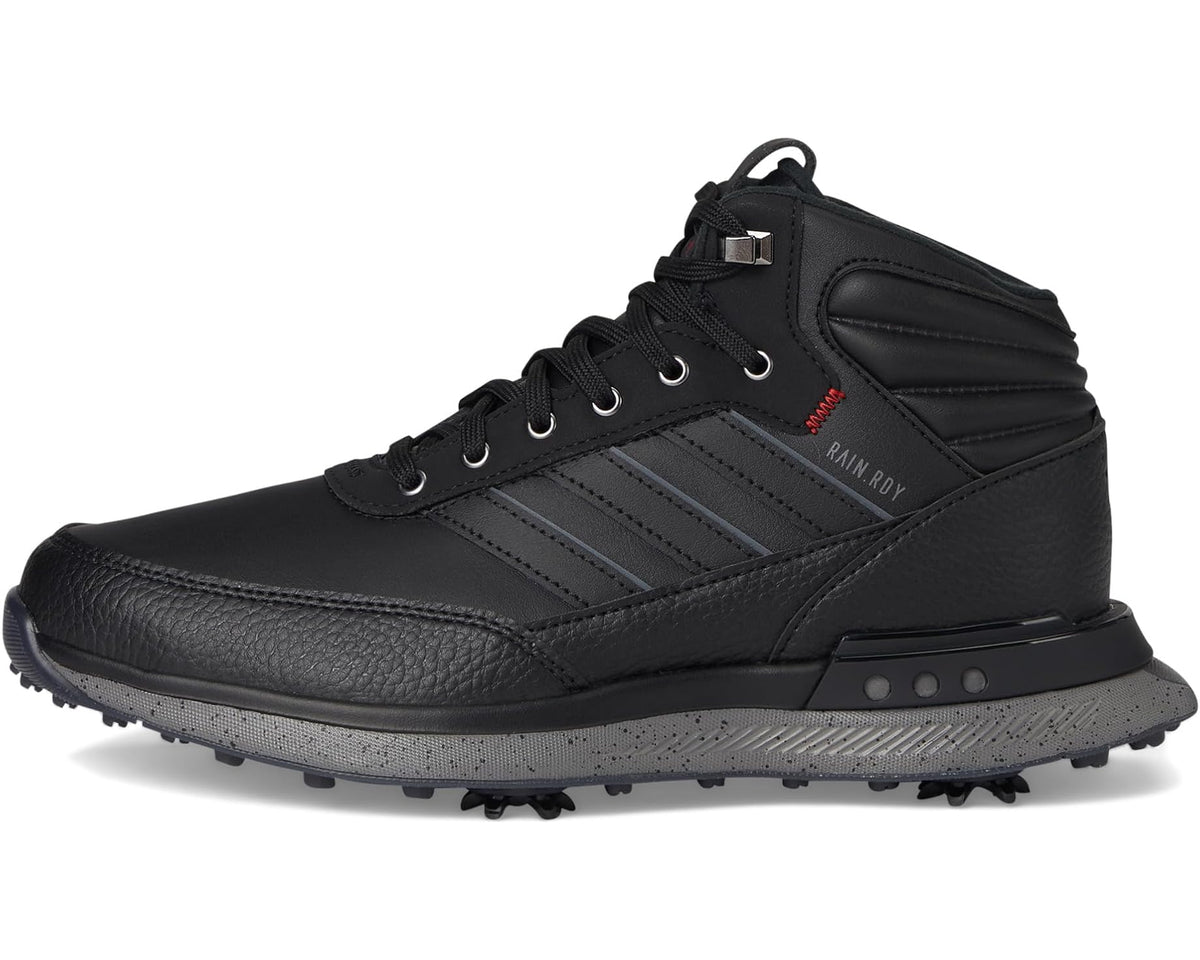 Unisex adidas Golf S2G RAIN.RDY Golf Shoes Core Black/Iron Metallic/Better Scarlet