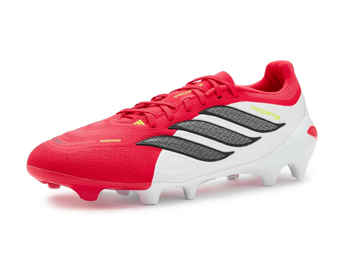 Unisex adidas Predator League Firm Ground Football Boots Soccer Cleats Lucid Red/Black/White