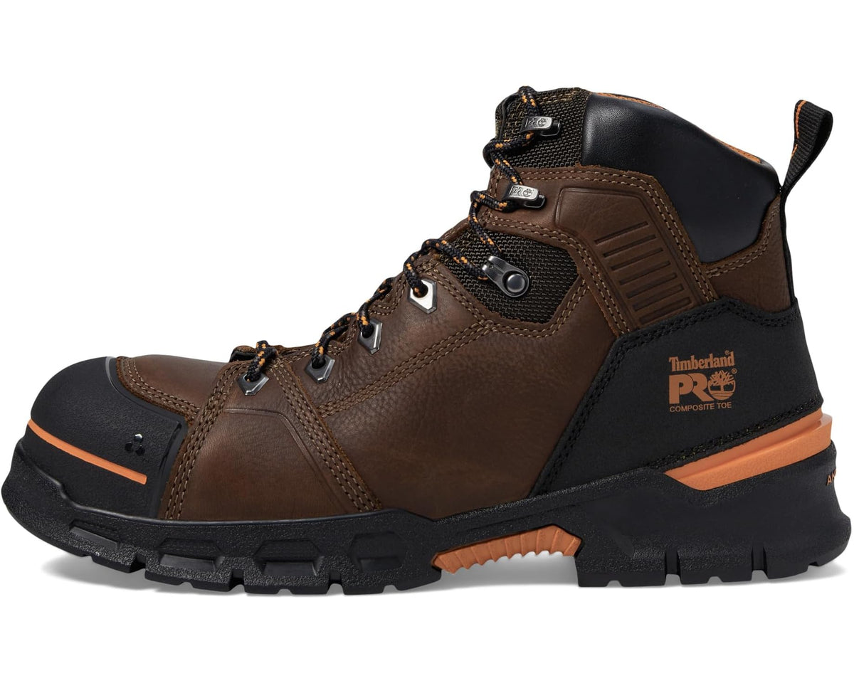 Men's Timberland PRO Endurance EV 6 Composite Safety Toe Teak/Orange