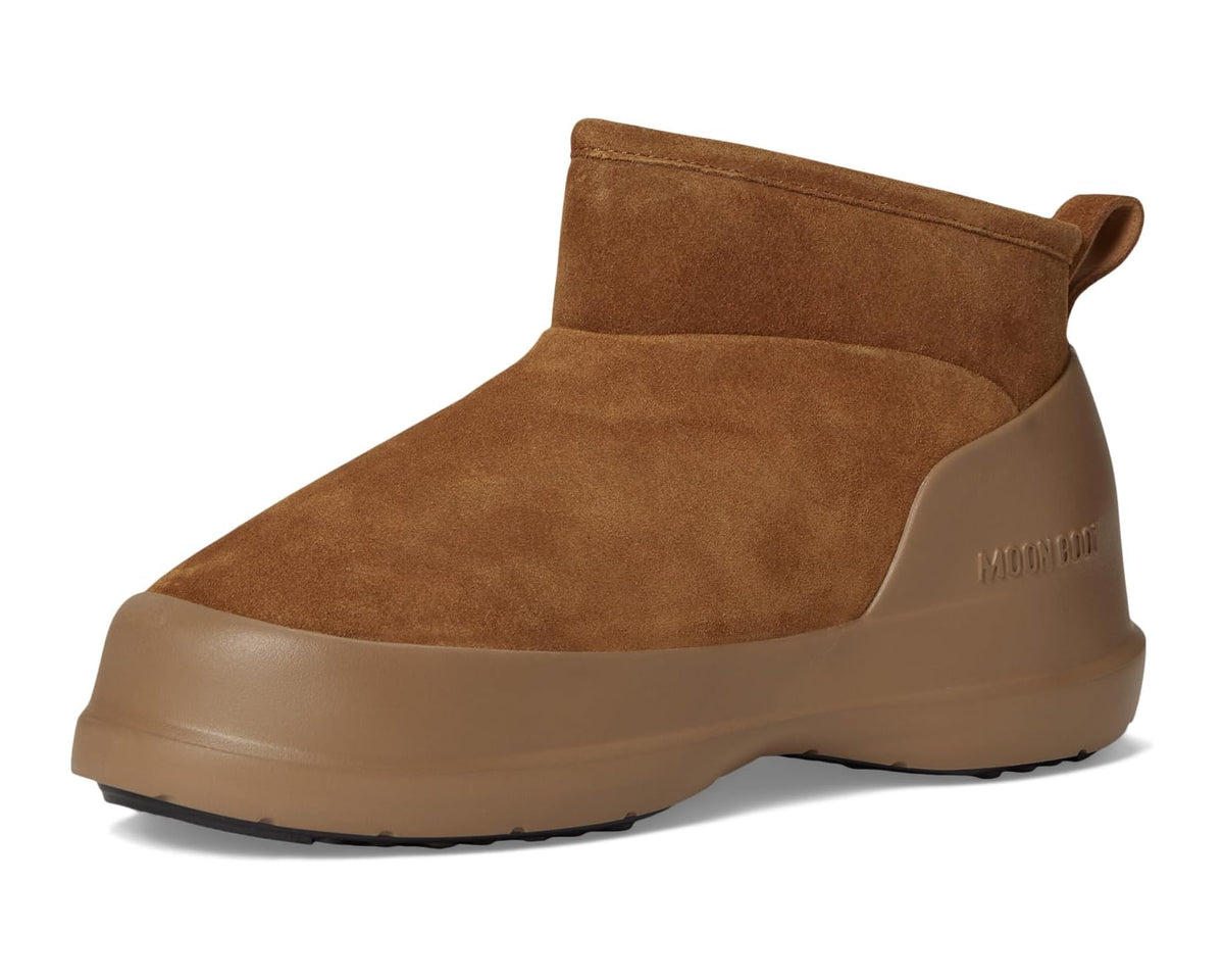Unisex MOON BOOT Luna Low Boot Suede Cognac
