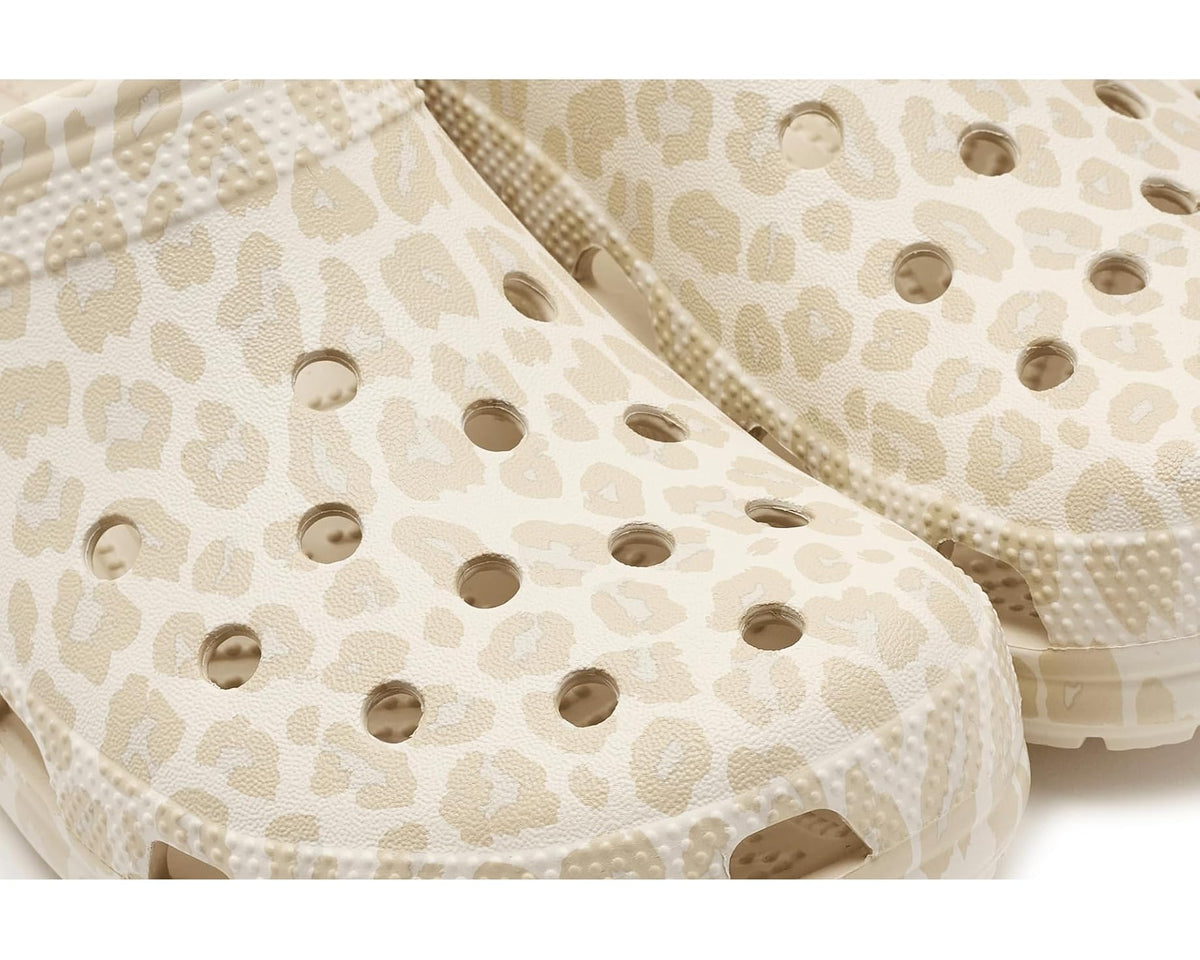 Unisex Crocs Classic Clog - Seasonal Graphic Almond Tint/Leopard