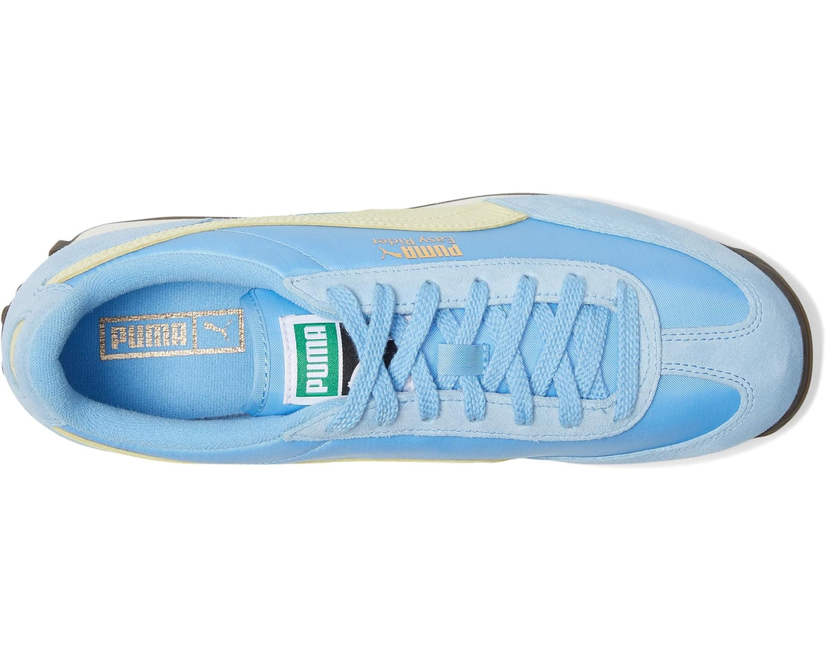 Women's PUMA Easy Rider Vintage Shoes Team Light Blue/Gold Moon