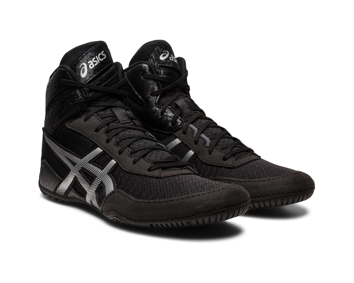 Men's ASICS Matcontrol 3 Wrestling Shoe Black/Pure Silver