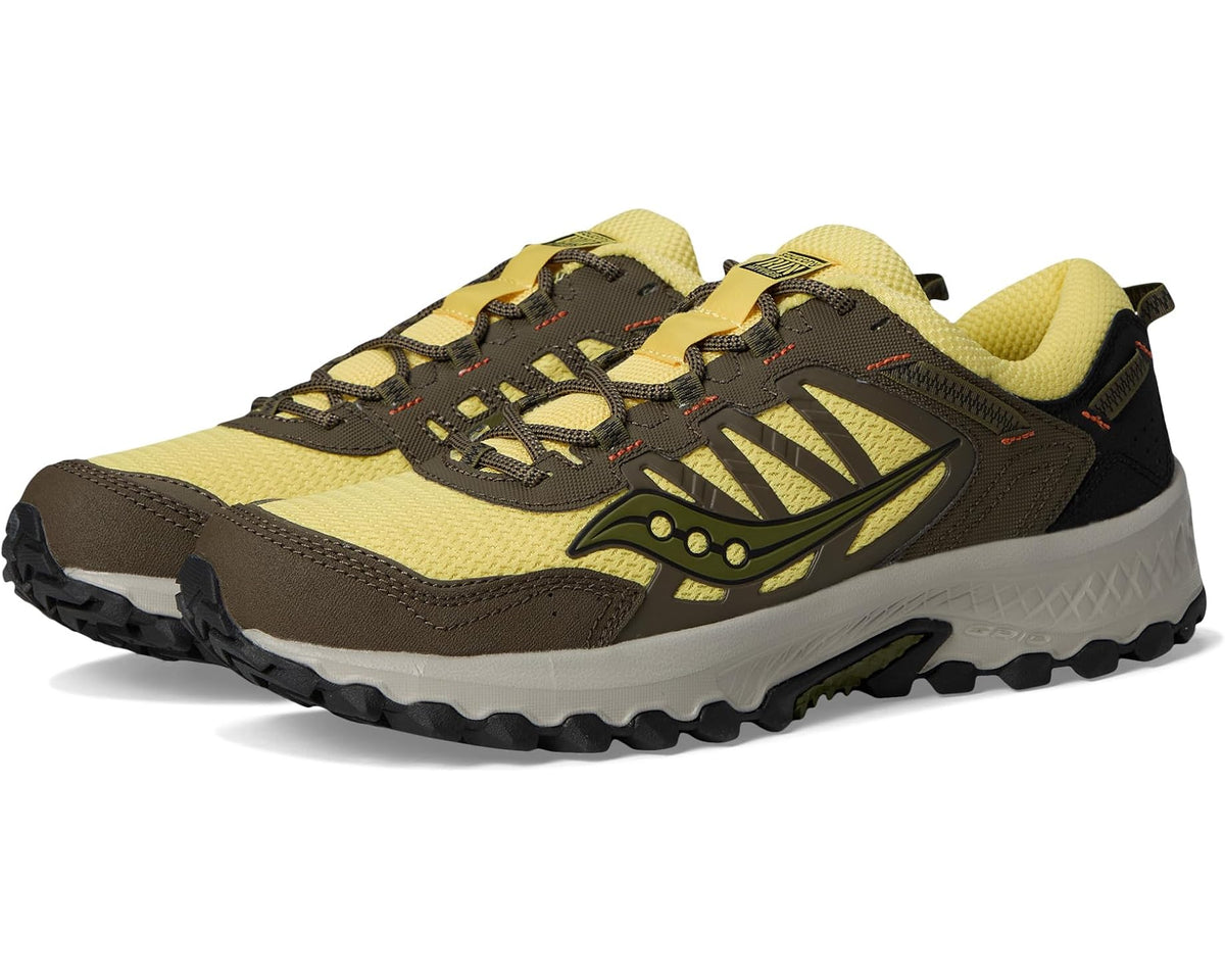 Unisex Saucony Originals Grid Peak Yellow/Walnut