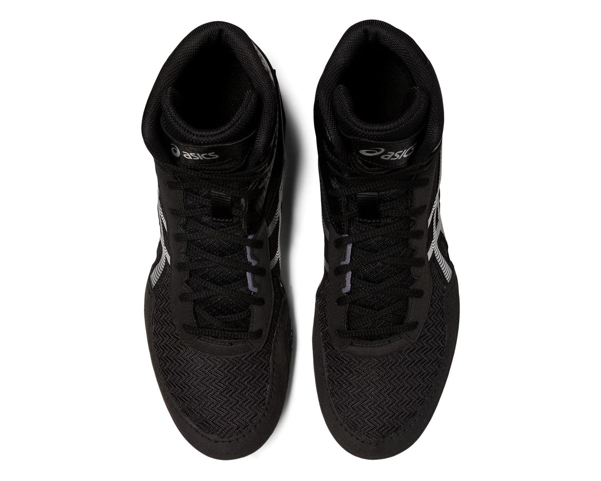 Men's ASICS Matcontrol 3 Wrestling Shoe Black/Pure Silver