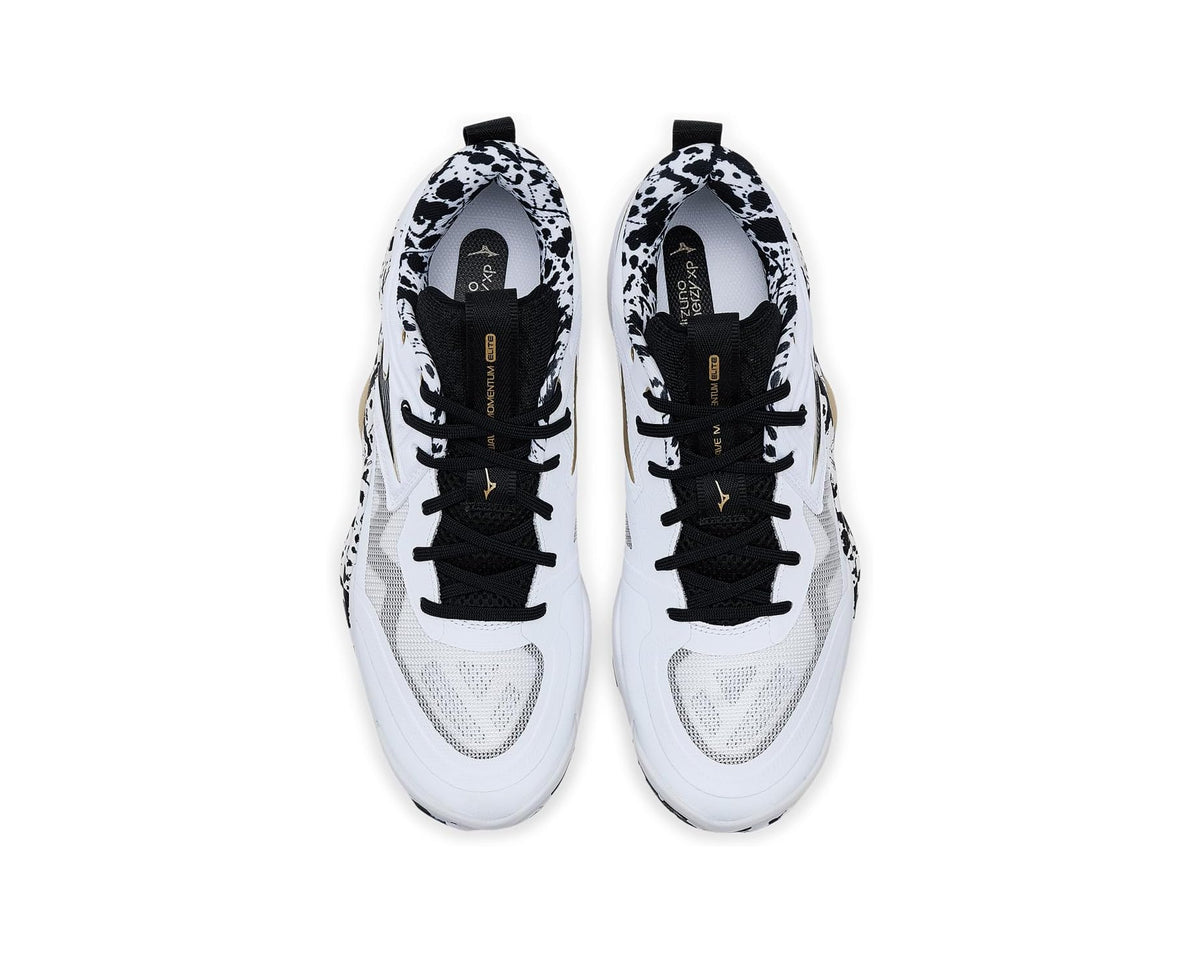 Unisex Mizuno Wave Momentum 4 Elite White/Gold