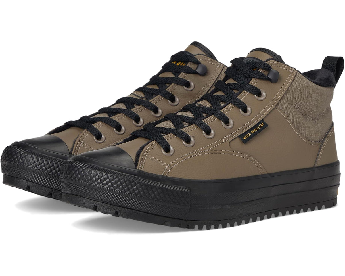 Unisex Converse Chuck Taylor All Star Malden Street Mid-Top Boots Classic Taupe/Black/Sunny Angle