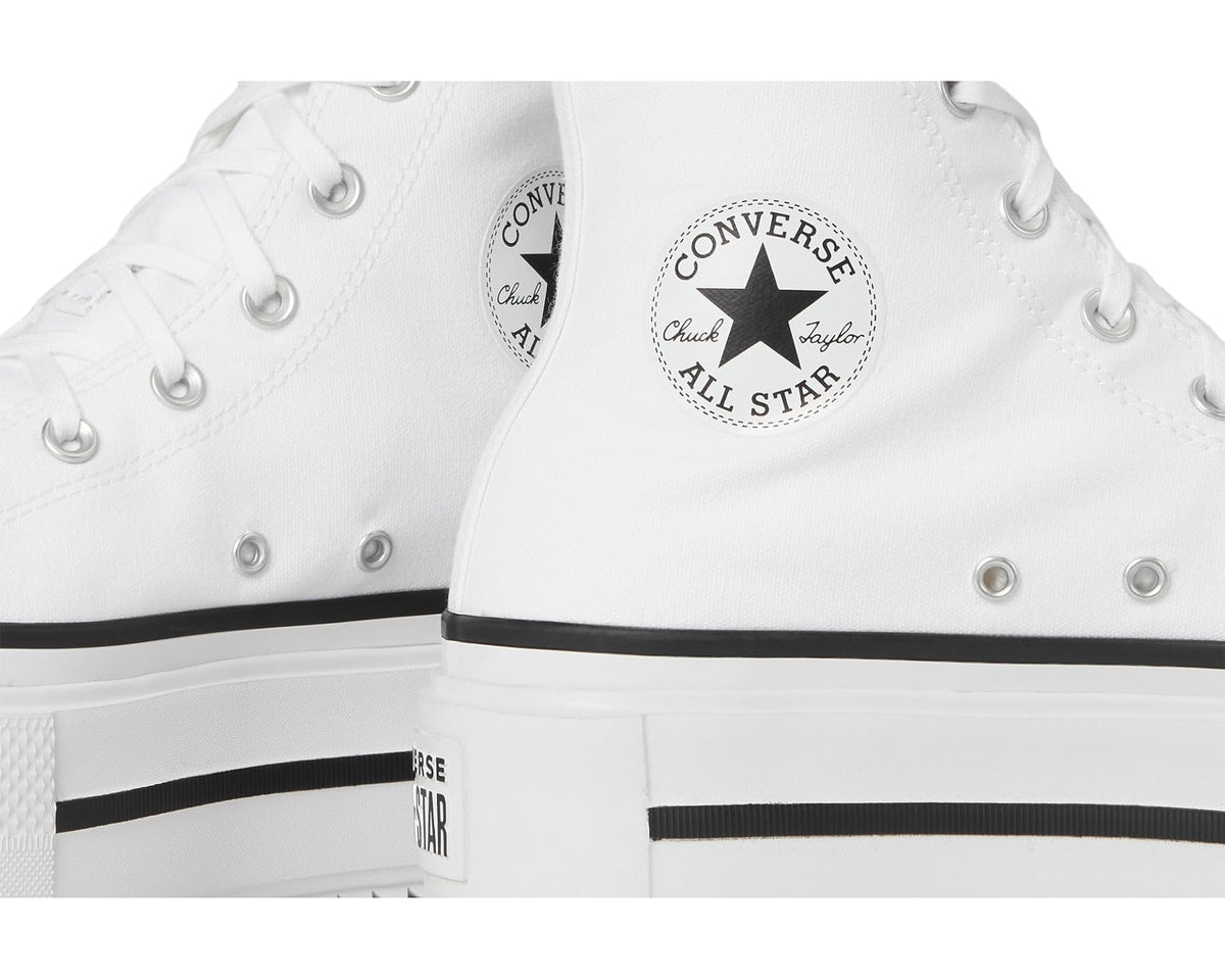 Unisex Converse Chuck Taylor All Star Lift Double Stack White/Black/White