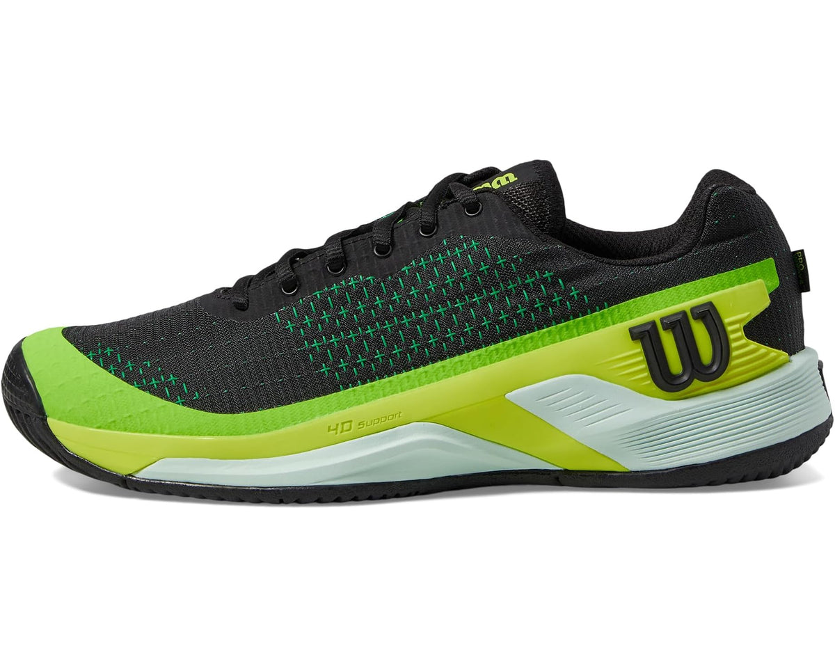 Unisex Wilson Rush Pro Extra Duty Black/Safety Yellow/Green Gecko