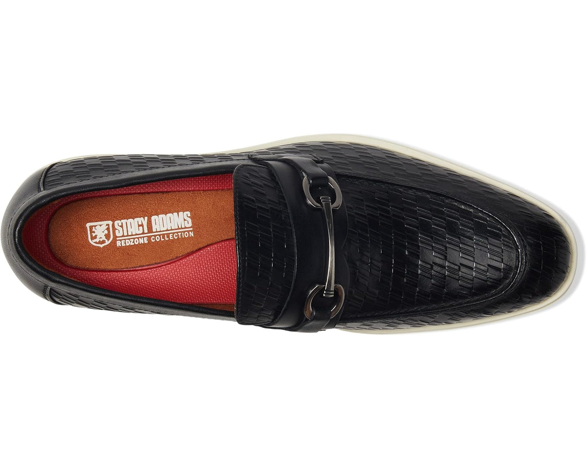 Men's Stacy Adams Salyer Moc Toe Slip-On Black