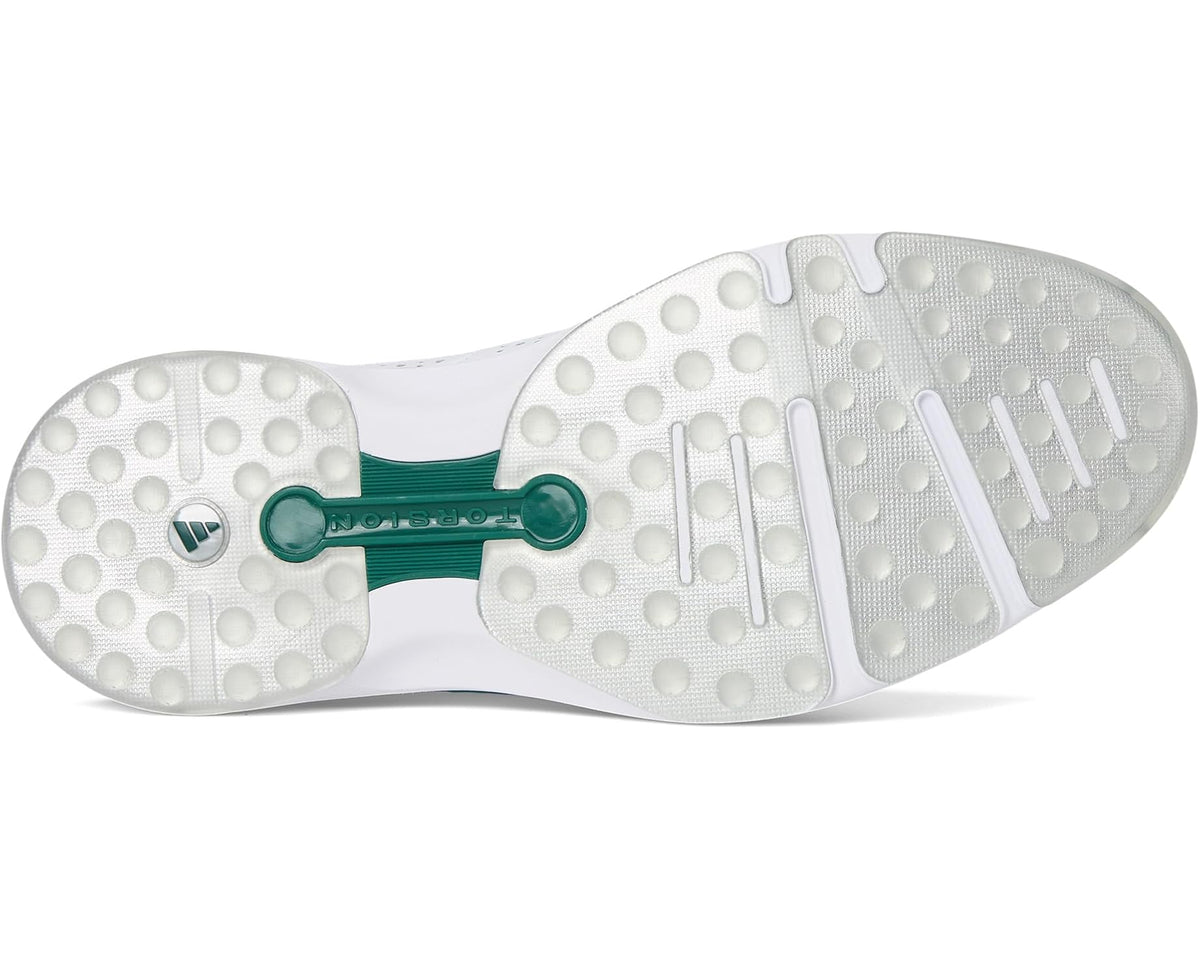 Unisex adidas Golf MC80 Spikeless Golf Shoes Footwear White/Silvermet/Collgreen