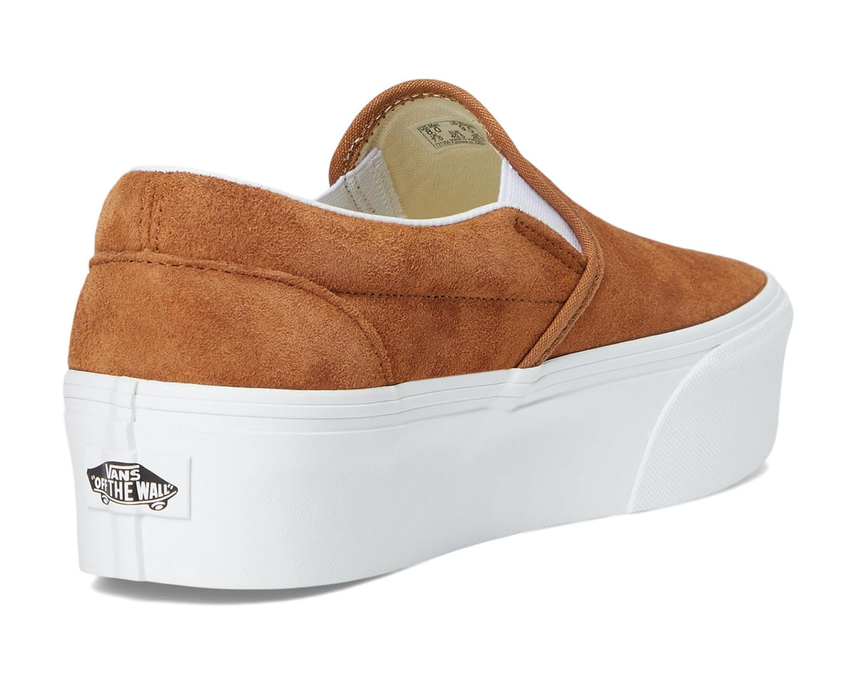 Men's Vans Classic Slip-On Stackform Nubuck Chipmunk