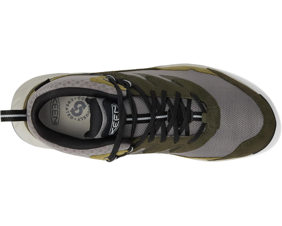 Men's KEEN Hightrail Waterproof Hiking Boots Steel Grey/ForeST Night