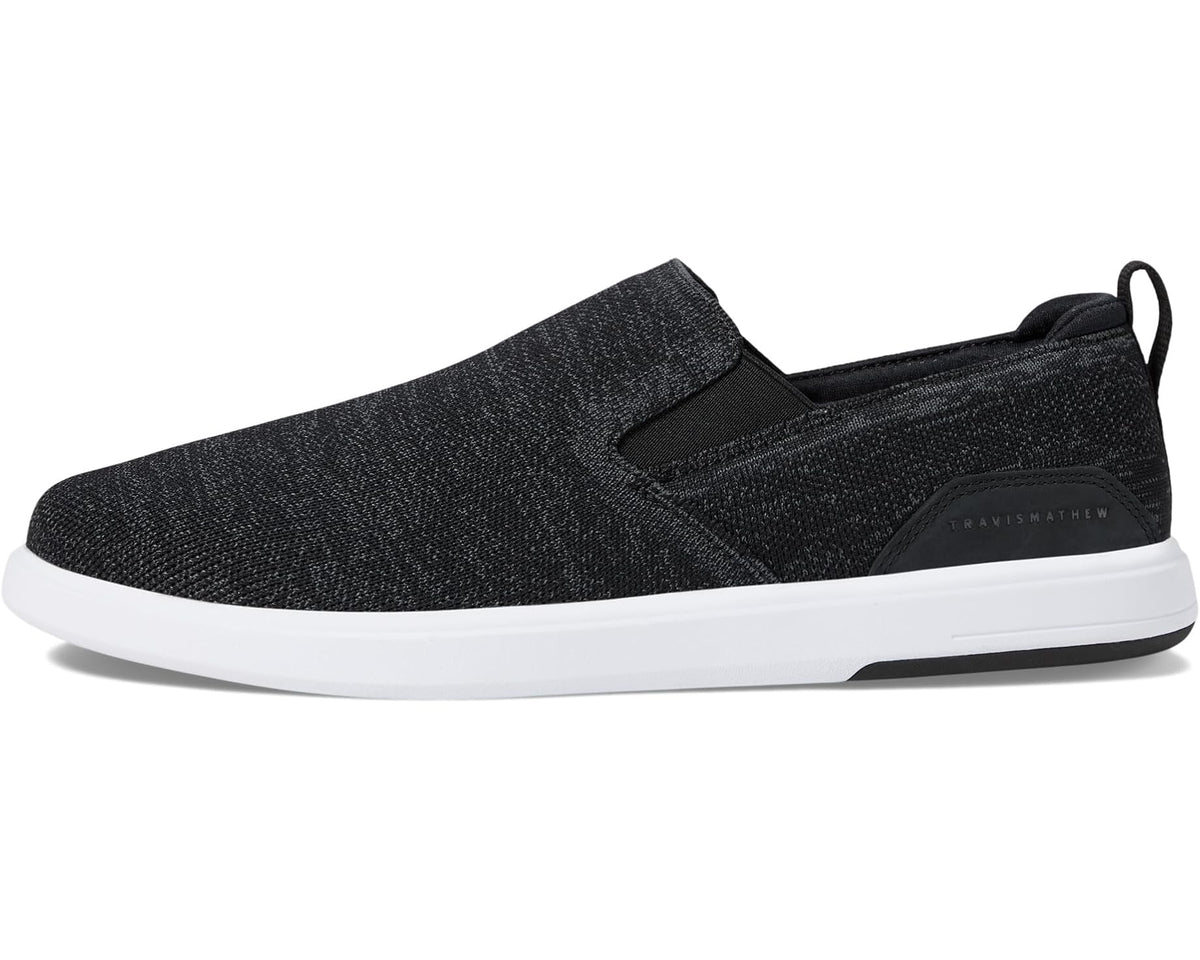 Men's TravisMathew The Daily Knit Slip Heather Black