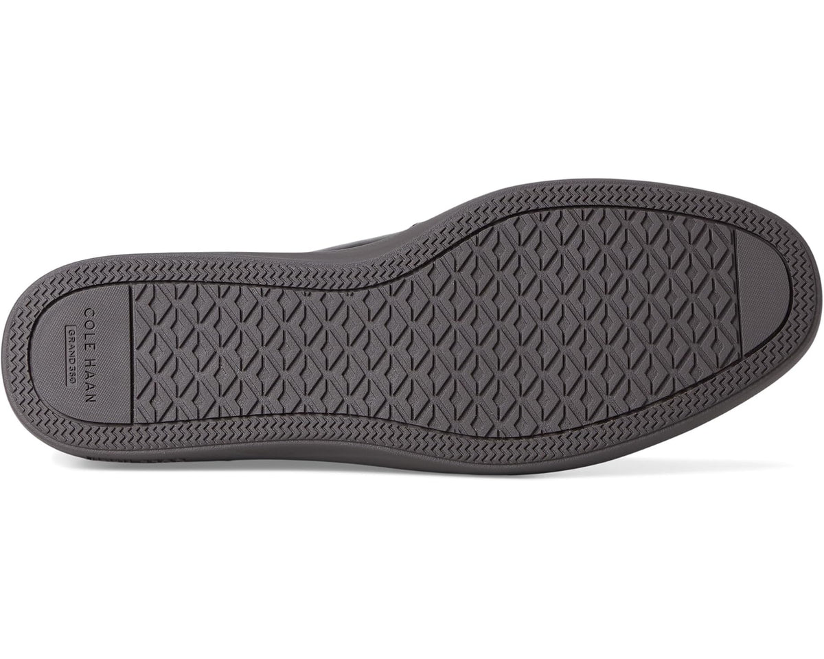 Men's Cole Haan Grand 4-Eye Loafers Black Nubuck/Pavement