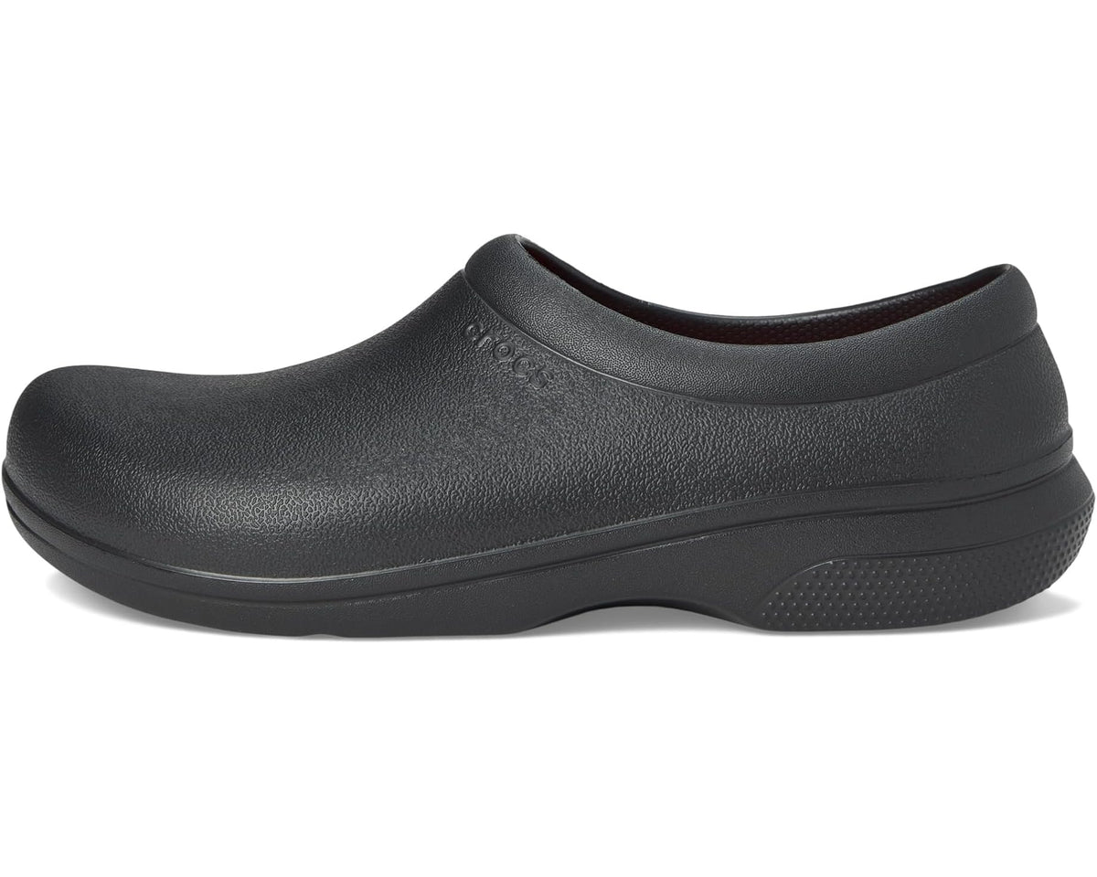 Unisex Crocs Work Work On The Clock Literide Slip-On Black