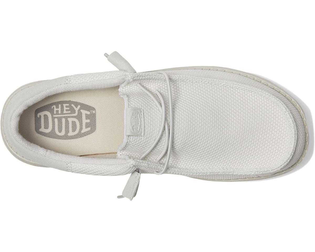 Unisex Hey Dude Wally Funk Mono Slip-On Casual Shoes Ancient Blue