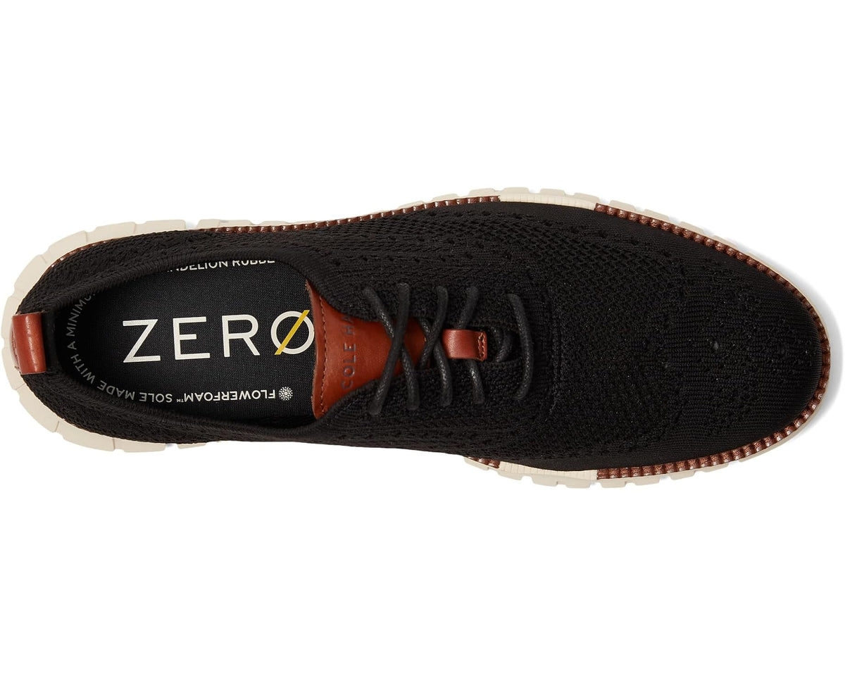 Men's Cole Haan Zerogrand Remastered Stitchlite Wingtip Black/Ivory