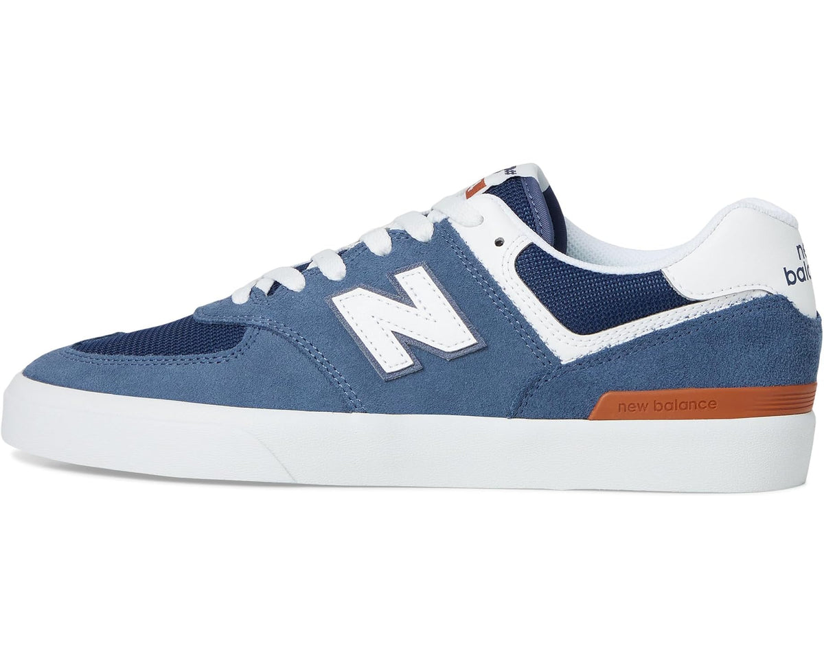 Unisex New Balance Numeric 574 Vulc Indigo/White