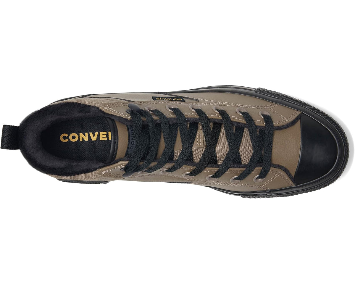 Unisex Converse Chuck Taylor All Star Malden Street Mid-Top Boots Classic Taupe/Black/Sunny Angle
