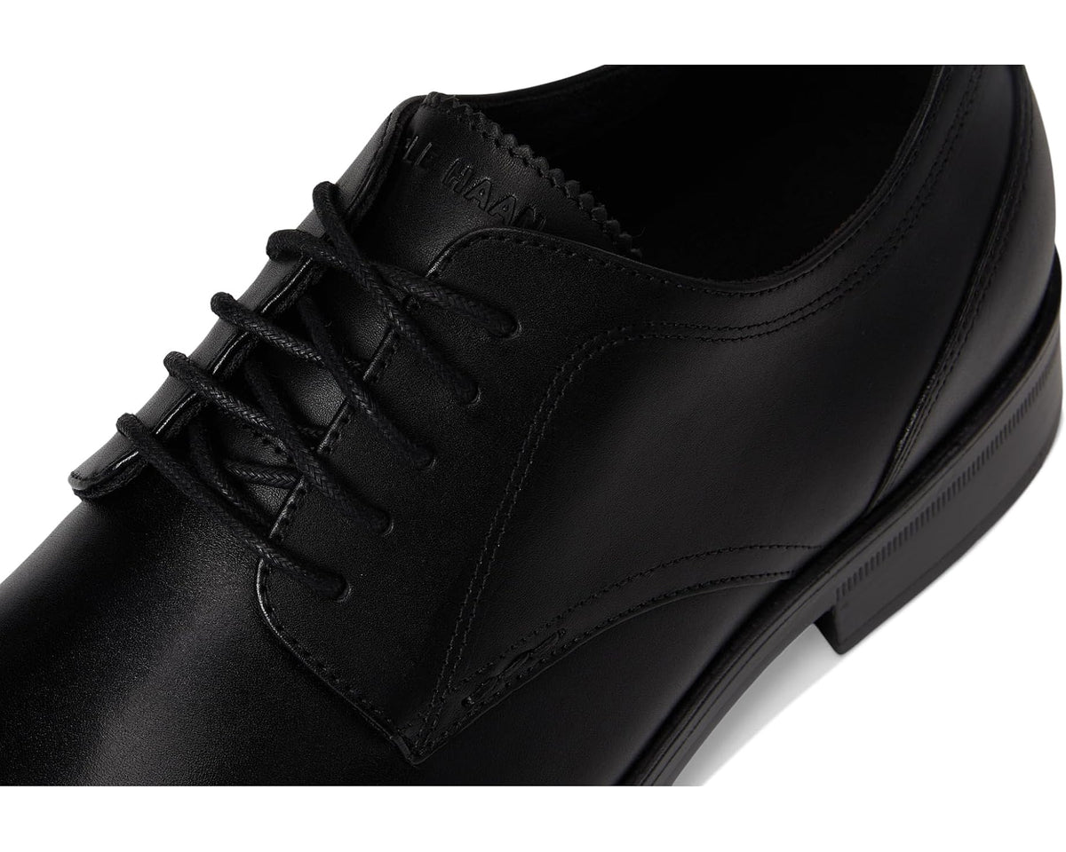 Men's Cole Haan Newmark Grand Plain Toe Oxfords Black/Black