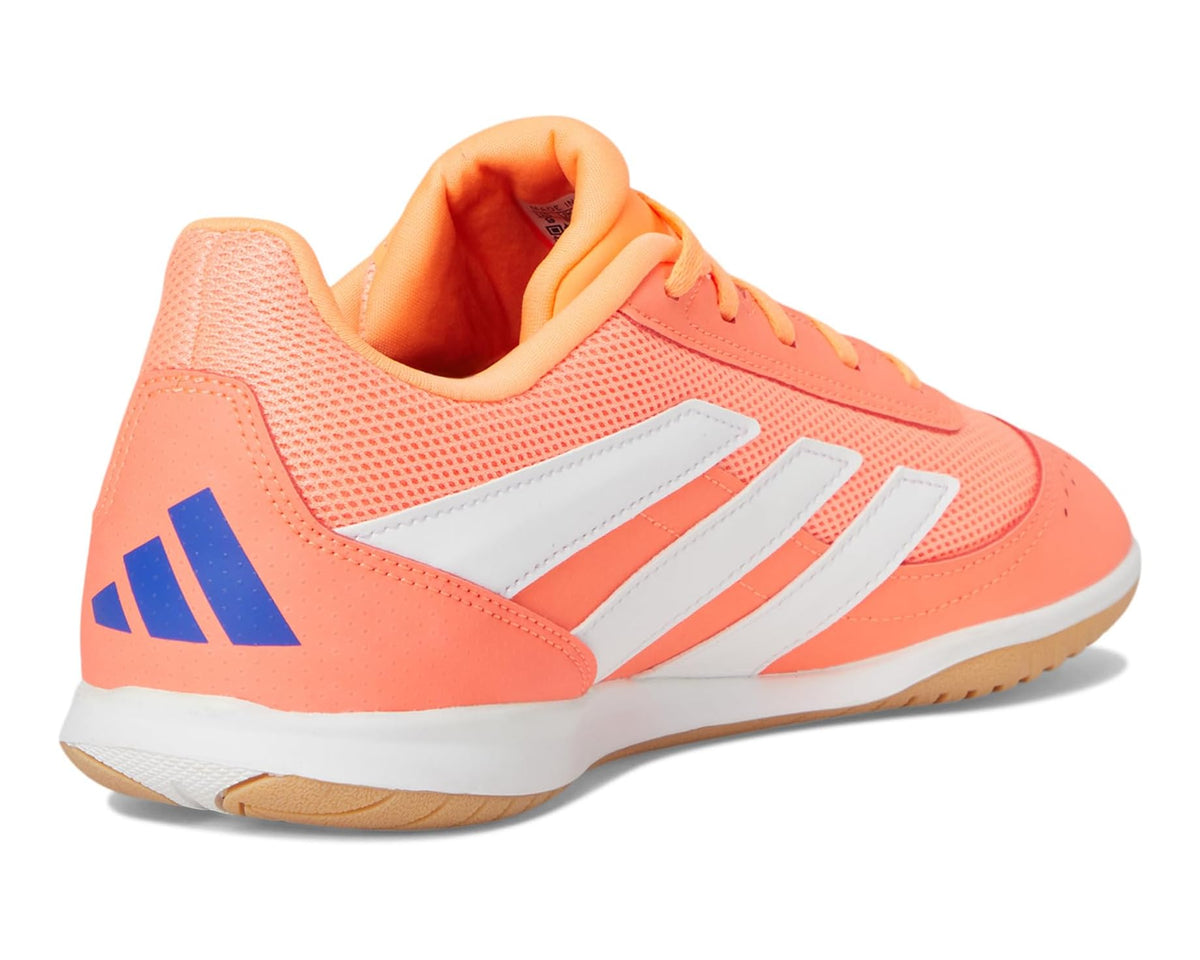 Unisex adidas Predator Club Indoor Soccer Cleats Signal Coral/White/Beam Orange