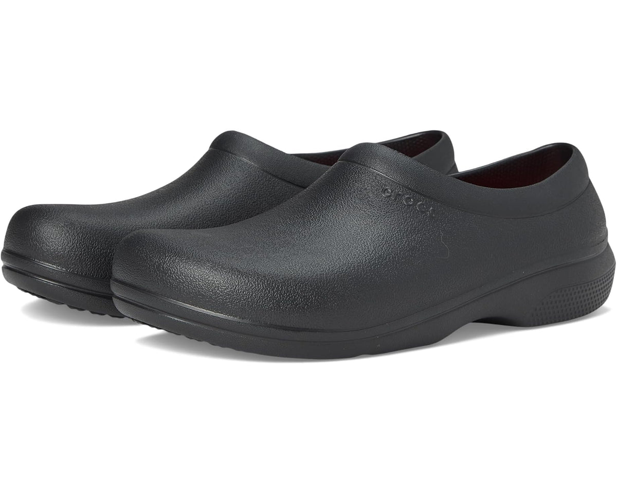 Unisex Crocs Work Work On The Clock Literide Slip-On Black
